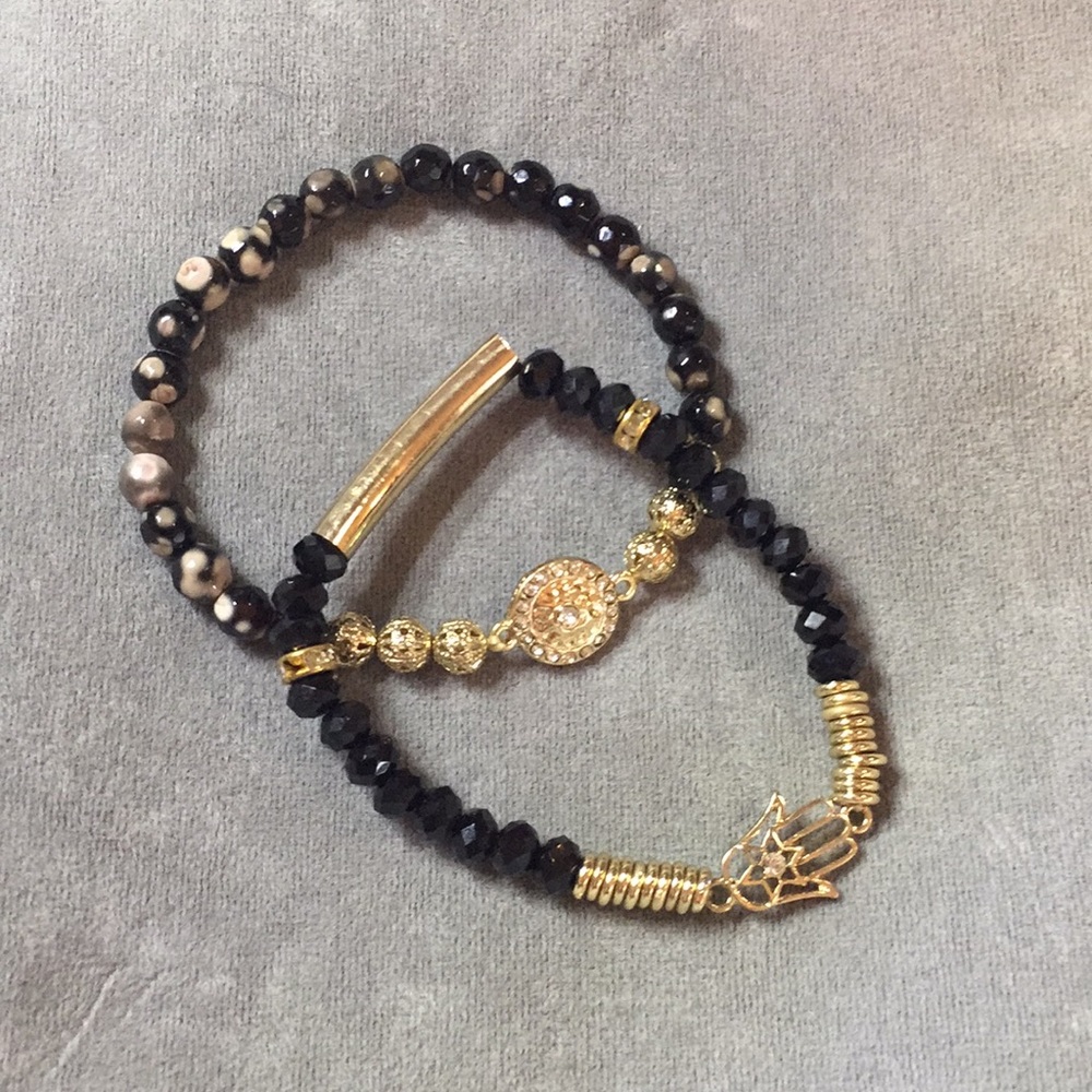 Duo Bracelet Set [All seeing eye & Hasma Hand]